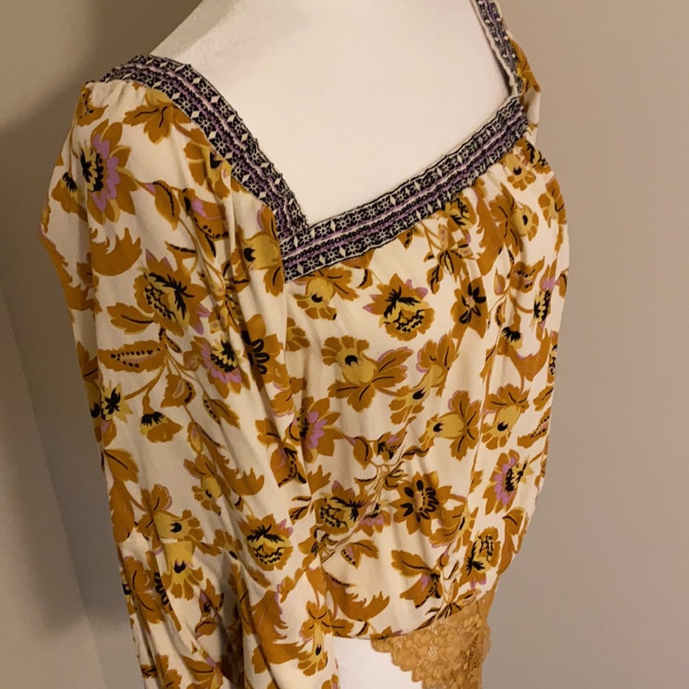 Free People Blooming Borders Bodysuit - Picture 4 of 7